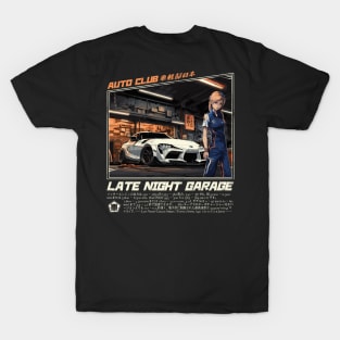 Late Night Garage Series - Toyota Supra A90 T-Shirt